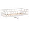 vidaXL daybed 90x190 cm massivt fyrretr&aelig; hvid