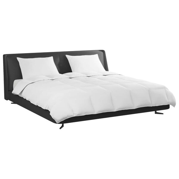 vidaXL Dynebetræk Sæt med pude 3 pcs Hvid Dunfjer