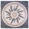 vidaXL Mosaikfliser Solm&oslash;nster Flerfarvet 120 x 120 cm Marmor