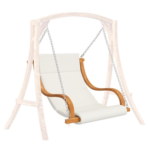 vidaXL hængestol uden gyngestativ med hynde bøjet træ