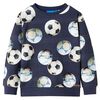 Sweatshirt til b&oslash;rn str. 116 marinebl&aring;