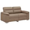 vidaXL 2-personers sofa cappuccino 160x81x84 cm kunstl&aelig;der