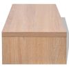 vidaXL skærmstander i konstrueret træ 60x23,5x12 cm beige