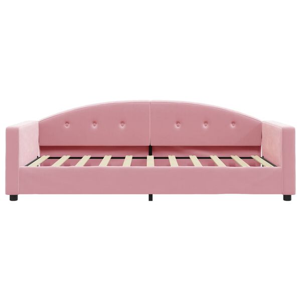 vidaXL daybed 80x200 cm velour pink