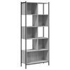 vidaXL bogreol 72x28x172 cm konstrueret tr&aelig; gr&aring; sonoma-eg