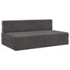 vidaXL Samlebar Sofa Seng M&oslash;rkegr&aring; 152 x 86,5 x 60 cm Stof