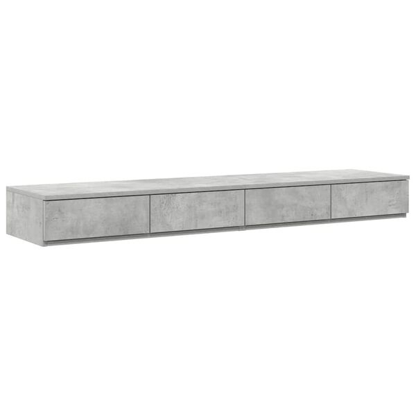 vidaXL Sengeskuffer Beton Gr&aring; 135 x 36,5 x 16,5 cm Konstrueret tr&aelig;