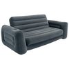 Intex oppustelig stol med udtr&aelig;k 203x231x66 cm m&oslash;rkegr&aring;