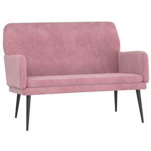 vidaXL b&aelig;nk 108x79x79 cm velour lyser&oslash;d