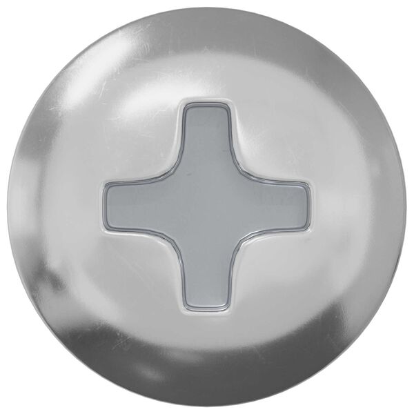 vidaXL Selvborende skrue 2 pcs Zinkbelagt 4 x 25 mm St&aring;l