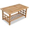 vidaXL sofabord bambus 90x50x45 cm