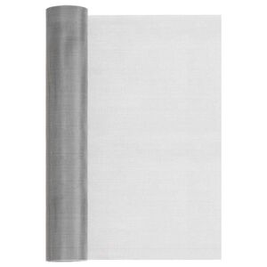 vidaXL Netsk&aelig;rm 40 x 500 cm 30 Mesh Rustfrit st&aring;l 201 S&oslash;lv