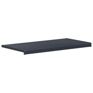 vidaXL Vindueskarm Anthracit med tr&aelig;struktur 80 x 40 x 4,5 cm PVC
