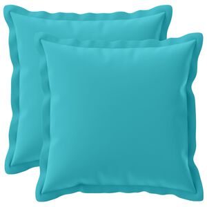 vidaXL Pudebetr&aelig;k 2 stk. HOUTEN Turkis 30 x 30 cm Polyester