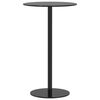 vidaXL havebord &Oslash;60x105 cm rundt st&aring;l sort