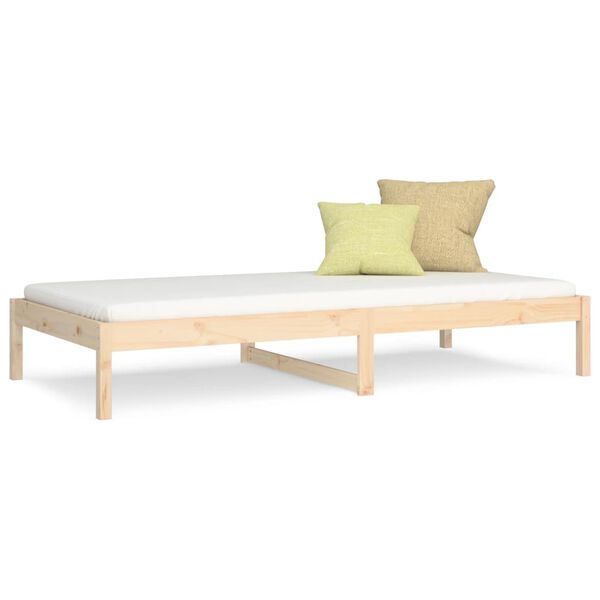 vidaXL daybed 90x190 cm Single massivt fyrretræ
