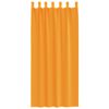 vidaXL voile-gardiner med l&oslash;kker 2 stk. 140x225 cm orange