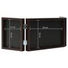 vidaXL folderamme til 3 billeder 28x18 cm + 2x(13x18 cm) M&oslash;rkebrun