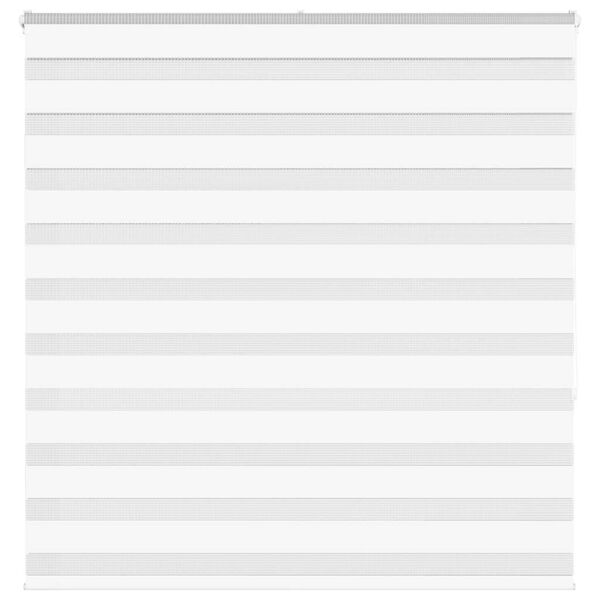 vidaXL zebragardin hvid 145x150 cm stofbredde 140,9 cm polyester