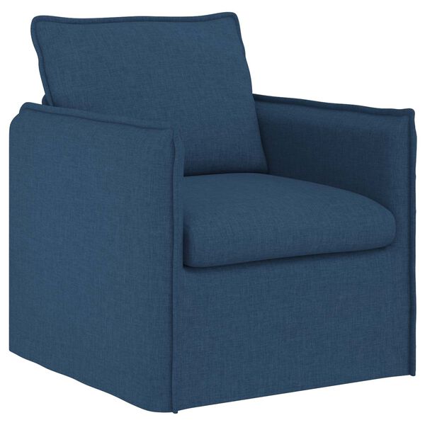 vidaXL Sofa S&aelig;t 2 pcs Bl&aring; 196 x 82 x 85 cm Stof