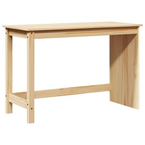 vidaXL Bord Brun 112 x 50 x 75 cm Massivt fyrretr&aelig;