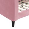 vidaXL daybed 90x200 cm velour pink