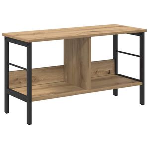 vidaXL Bogreol 2 niveauer 82 x 32 x 47 cm Konstrueret tr&aelig;