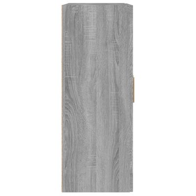 vidaXL vægskab 69,5x32,5x90 cm konstrueret træ grå