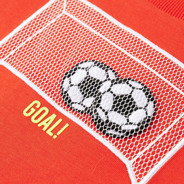 Lang&aelig;rmet T-shirt til b&oslash;rn str. 116 orange