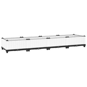 vidaXL h&oslash;jbed 160x40x23 cm polypropylen