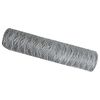 vidaXL Hexagon Hegn 0,8 x 100 m Galvaniseret st&aring;l S&oslash;lv