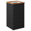 vidaXL plantekasse 40x40x80 cm polyrattan sort