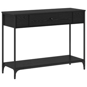 vidaXL Konsolbord Sort eg 100 x 34.5 x 75 cm Konstrueret tr&aelig;