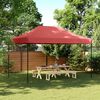 vidaXL foldbart pop up-festtelt 440x292x315 cm bordeaux