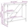 vidaXL Konsolbord Sort eg 88,5 x 30 x 75 cm Konstrueret tr&aelig;