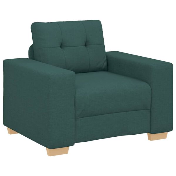 vidaXL sofastol 100x78x80 cm stof m&oslash;rkegr&oslash;n