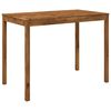 vidaXL Have Bar Bord Naturfarvet 141 x 80,5 x 105 cm Massivt Akacietr&aelig;