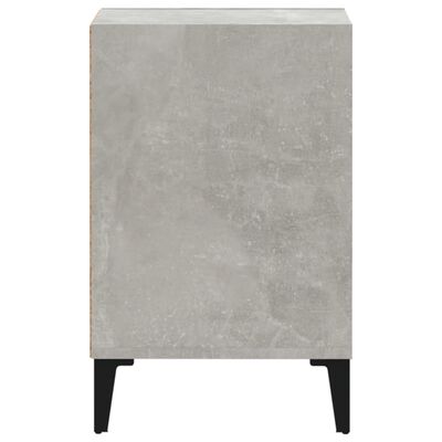 vidaXL tv-bord 100x35x55 cm konstrueret træ betongrå