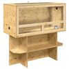 vidaXL Terrarium Brun 100 x 50 x 100 cm OSB