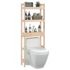 vidaXL toiletstativ 63x26x171 cm massivt fyrretr&aelig;