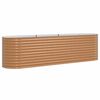 vidaXL H&aelig;vet bed Brun 320 x 80 x 81 cm St&aring;l