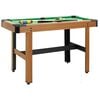 vidaXL billardbord 122 x 61 x 76 cm brun