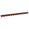 vidaXL Pl&aelig;nekant 50 pcs 102 x 4 x 4 cm St&aring;l Rusten
