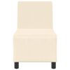vidaXL | Modulsofa enhed uden arme | Creme 55 x 74 x 82 cm Corduroy stof