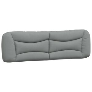 vidaXL gavlpude Hvar 183 cm stof lysegr&aring;