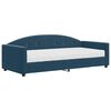 vidaXL daybed med madras 90x200 cm velour bl&aring;