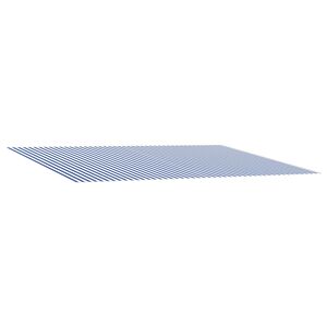 vidaXL Reservedug til markise Bl&aring; og Hvid 400 &times; 300 cm Polyester