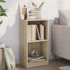 vidaXL bogreol 40 x 24 x 75 cm sp&aring;nplade sonoma-eg