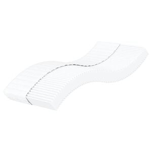 vidaXL skummadras 80x200 cm h&aring;rdhed H2 H3 hvid