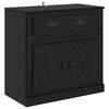 vidaXL Sideboards 2 pcs Sort eg 70 x 35,5 x 67,5 cm Konstrueret tr&aelig;